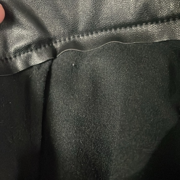 She+Sky size Large black faux (leather looking) pants - Picture 7 of 9